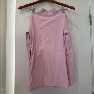 Pink Under Armor cold weather Long Sleeve Women's Top